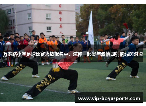 万寿路小学足球比赛火热报名中，邀你一起参与激情四射的绿茵对决